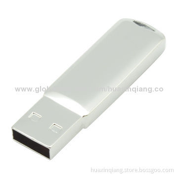 USB Drive, Metal Material, 128MB to 64GB Capacity, 5-year Warranty